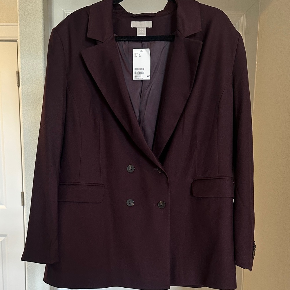 H&M Deep Purple Blazer